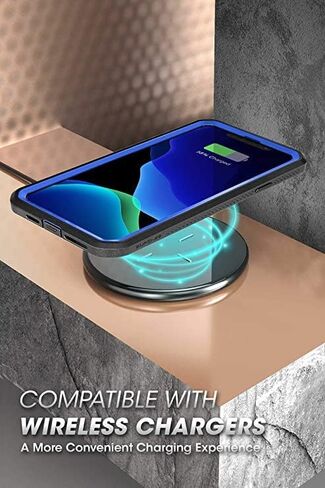 حافظة SUPCASE لهاتف iPhone 11 مع واقي شاشة (Unicorn Beetle Pro)، [حامل مدمج ومشبك حزام] [حماية من الدرجة العسكرية] حافظة هاتف واقية شديدة التحمل لكامل الجسم لهاتف iPhone 11 6.1"، أزرق ملكي in Kuwait