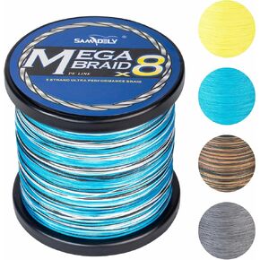 Braided Fishing Line, 8 Strands, Abrasion Resistant, No Stretch, Colored for Visibility, Saltwater/Freshwater in Saudi Arabia