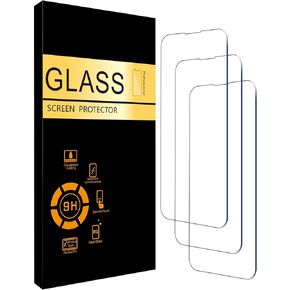 3-Pack Combo Ceramic Tempered Glass Screen Protectors for Apple iPhone. (iPhone 14 Pro Max)