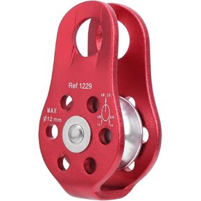 Topyond Mini Outdoor Fixed Pulley for Climbing, Mountaineering, and Exploration, Maximum Load Capacity 2000kg