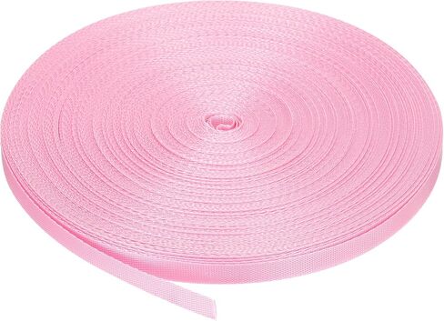 MECCANIXITY Nylon Webbing Strap Flat 5/8 Inch 50 Yards Peach Pink for Outdoor DIY Gear Repair, Backpack, Luggage-Rack, Crafts in Saudi Arabia