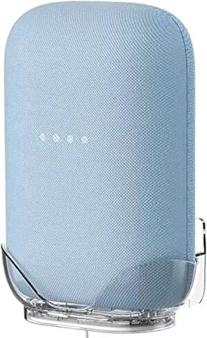 LeongLzt Ouligei Google Nest Audio Speaker Wall Mount/Bracket, in-Built Cable Management System & Easy Installation Speaker Holder Shelf Stand - Elegant & Durable Space Saving Accessory in Kuwait