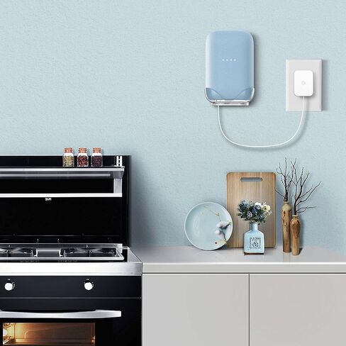LeongLzt Ouligei Google Nest Audio Speaker Wall Mount/Bracket, in-Built Cable Management System & Easy Installation Speaker Holder Shelf Stand - Elegant & Durable Space Saving Accessory in Kuwait