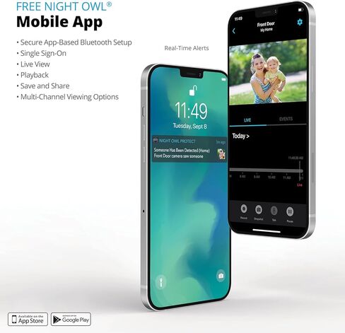 Night Owl 2-Way Audio 20 Channel 4K Video Home Security DVR مع محرك أقراص ثابت سعة 2 تيرابايت (إضافة ما يصل إلى 20 كاميرا إجمالية) (2 تيرابايت) in Kuwait