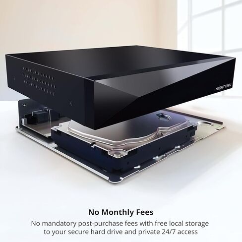 Night Owl 2-Way Audio 20 Channel 4K Video Home Security DVR مع محرك أقراص ثابت سعة 2 تيرابايت (إضافة ما يصل إلى 20 كاميرا إجمالية) (2 تيرابايت) in Kuwait