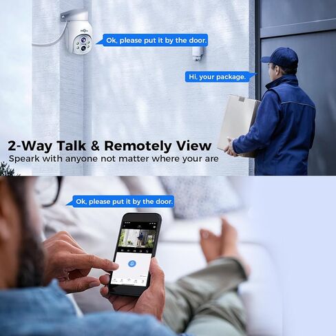 Hiseeu نظام كاميرا أمان لاسلكي 2K بعدسة مزدوجة [WiFi Pro & Plug-in Power] بدون اشتراك، نظام أمان تكبير 10X كاميرا خارجية مع شاشة Dvr مقاس 12 بوصة، 3 تيرابايت، 4 مجموعة كاميرات مع مقلاة 350 درجة وإمالة، 16 قناة in Saudi Arabia