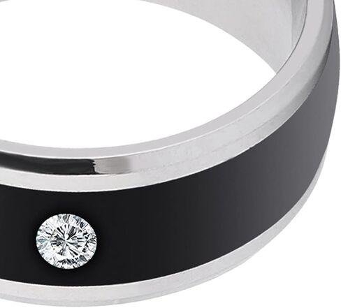 Smartring Ring Health Tracker، NFC Ring، Smart Ring Android، NFC متعدد الوظائف Smart Rings جهاز سحري يمكن ارتداؤه عالمي للهاتف المحمول (الحجم 9) (الحجم 11) in Saudi Arabia