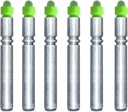 LED Lighted Bobber for Fishing Lures, Fishing Bobbers, Pen Lights, Arrow Nocks, Fishing Floats, Pole Lights, LED Flashers-6PCS in Saudi Arabia