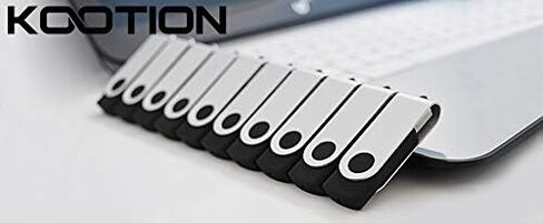 USB Drive KOOTION 20pcs 4GB USB Flash Drive 4 GB Flash Drives Thumb Drive Jump Drive Memory Stick Swivel Pen Drive, Black in Saudi Arabia