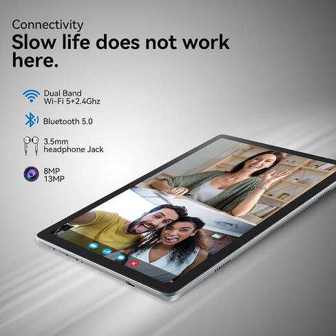 2024 Tablet 10.1 Inch 2 in 1 Android Tablet with keyboard Octa-Core 8(4+4 Virtual)+128GB Storage 1TB Expandable, 13+8MP Camera, Newest Tablets PC with Case Mouse Stylus Support 5G WiFi, IPS FHD Screen in Saudi Arabia