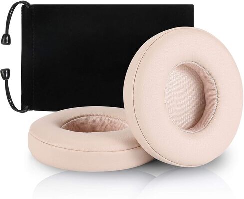 Replacement Earpad Cover, Ear Cushion Pads Compatible with Solo 2.0 3.0 Headphones by Dr. Dre 1 Pair (Light Pink) in Saudi Arabia