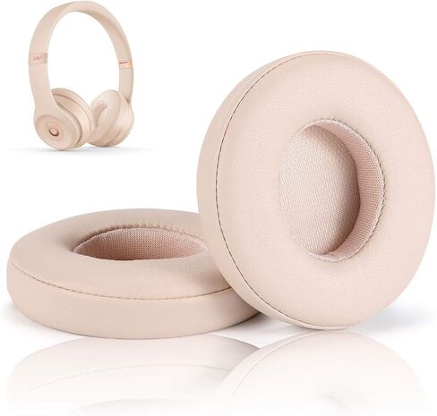 Replacement Earpad Cover, Ear Cushion Pads Compatible with Solo 2.0 3.0 Headphones by Dr. Dre 1 Pair (Light Pink) in Saudi Arabia