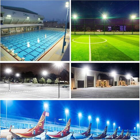 LHOTSE 2 Pack 50W LED Flood Light Outdoor,7000 lumens LED Work Light with Motion Sensor and Plug,IP65 Waterproof Outdoor Floodlights,6500K Daylight White Super Bright Security Light for Garden Patio in Saudi Arabia