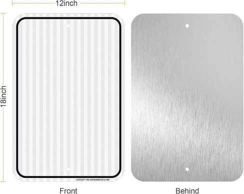 Blank Metal Signs- 5 Pack, 10x7 inches White Blank Sign, Heavy Duty Aluminum Write-On Sign for Indoor Outdoor, Easy to Install, Blank Sign for Sublimation Heat Transfer, Vinyl, Write, Ink Print in Saudi Arabia