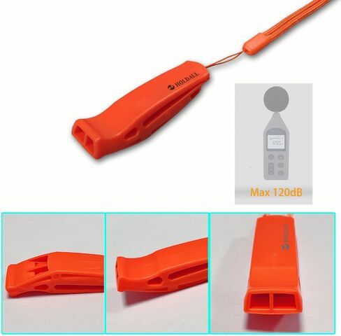 Loud Bear Bell with Silencer for Hikers, Bronze Colored Bear Bells with Emergency Whistle and Key-Chain Carabiner Set for Survival, Hiking, Trekking, Biking, Fishing, Climbing in Saudi Arabia