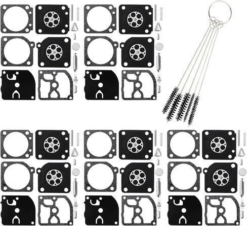 Carburetor Rebuild Kit Compatible with Zama RB-69 020 020T MS191 MS192T MS200 MS200T 1129-007-1062 531004553 113LD 123C 123L 322L 323L 325L 326L 325HS R13185 C1Q-EL11 C1Q-EL12 C1Q-EL13 C1Q-EL14 in Saudi Arabia