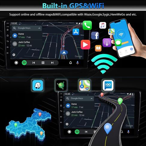 Car Audio System Suitable for Ford F150 Raptor 2009-2012 IPS Touch Screen car Radio Stereo Upgrade, with Carplay and Android Automatic Support Reverse Camera 2+32GB Manual air Conditioning(4 * 64) in Saudi Arabia