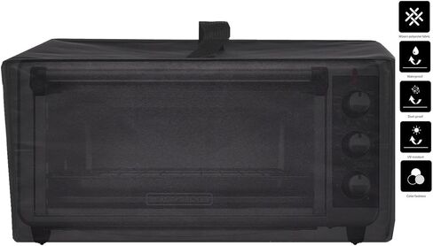 Convection Toaster Oven Cover,Waterproof,Compatible With BLACK+DECKER TO3250XSB Convection Toaster Oven (Black) in Saudi Arabia