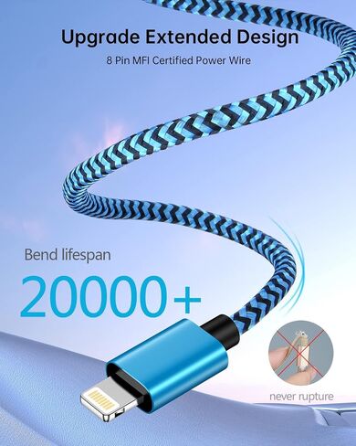 iPhone Aux Cord, Aux to 3.5mm Coiled Lightning Cable Auxiliar Audio Male in Kuwait