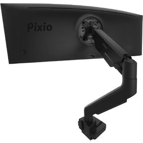 Pixio PS2D White Ultrawide Heavy-Duty Premium Dual Monitor Arm Stand Desk Mount - Fits up to 35 inches Two Monitors, Weights up to 33 lbs Each, Compatible with VESA 75x75mm 100x100mm