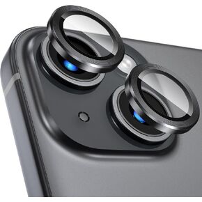 Camera Lens Protector For iPhone 14/14 Plus,Aviation Aluminum 3D Ring,9H Tempered Glass,360 degree Protection,HD Clarity,4 Layers Unique Design,Full Coverage(Silver)