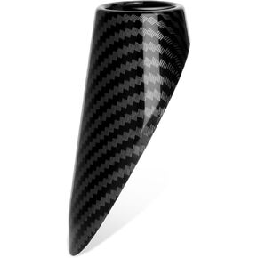 Antenna Mount Base Cover AM FM Replacement Compatible with 2011 2012 2013 2014 2015 2016 2017 2018 Dodge RAM 1500 2500 3500 Accessories Black Carbon Fiber Color