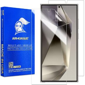 ArmorSuit 2 Pack MilitaryShield Screen Protector Designed for Samsung Galaxy S23 Ultra 5G (6.8 Inch, 2023 Release) Case Friendly HD Clear Film - Made in USA