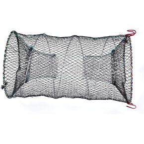 OUKENS Fishing Bait Trap, 3 Sizes Foldable Lobster Crayfish Crab Crawfish Shrimp Fish Trap Cage Fishing Net, Crab Trap Portable Folded Fishing Accessories