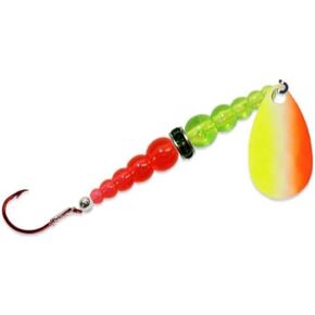 Mack's Lure 08823 Wedding Ring Spinner UV Silver Red