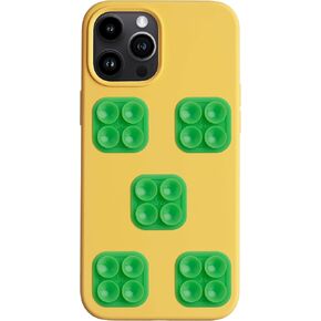 حافظة هاتف صغيرة لاصقة من السيليكون - حامل قوي بدون استخدام اليدين لصور السيلفي ومقاطع الفيديو - متين وسهل الاستخدام - متوافق مع iPhone وAndroid - 6 × 1 بوصة × 1 بوصة، بيبي بلو جاي in Kuwait