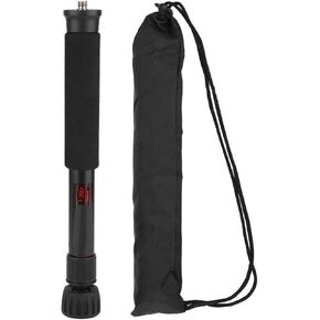 Mini Camera Monopod 48 Inch, Portable Adjustable Height Monopod Selfie Stick Mount Support Rod for DSLR Camera Mirrorless Camera, Flash, Mobile Phone(P-256A)