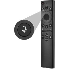 【BN59-01385A】 Voice Remote Replacement for Samsung TV Remote Control Smart TVs 2018-2024 Series 4k 8K Ultra HD Neo QLED, LED, The Frame and Crystal UHD Series with 4 Shortcut Buttons