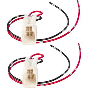 NuIth Front Speaker Wiring Harness Adapter Connector Replacement for Toyota 4 Runner/Tacoma 2011-2013, Tundra/Sequoia 2001-2007 Front Door for Aftermarket Speaker w/JBL Audio System 86160-AF060 2PC