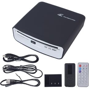 USB External CD Player for Car with USB Port AUX Port Portable Universal CD Player Plugs into Car Laptop Desktop TV Mac Computer - Plug and Play