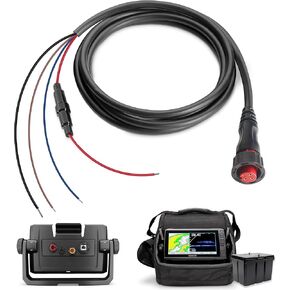010-12445-00 Power/Data Cable Threaded 4-pin 6 Feet Fits for Garmin echoMAP Chirp,ECHOMAP Plus UHD,GPSMAP,Panoptix Upgrade (6 feet)