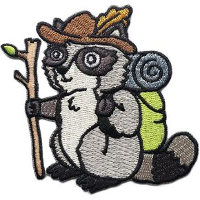 Raccoon Hiker Patch - Hook and Loop Tactical Morale Patch