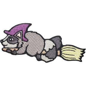 Witch Raccoon Patch - Hook and Loop Tactical Morale Patch