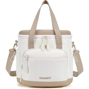 TOURIT Insulated Cooler Bag: 20 Cans Soft Cooler Bag Portable Leakproof Lunch Cooler Beach Travel Picnic Camping