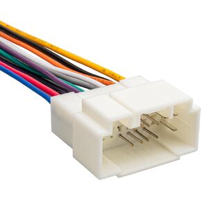 RED WOLF Radio Wiring Harness Fit for 1998-2009 Honda Civic Accord Odyssey CRV, for Select 1999-2013 Acura RSX RL MDX 2001-2008 Suzuki Aftermarket Stereo Installation Pre-Stripped Copper Wires