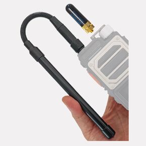 هوائي لاسلكي VHF/UHF ثنائي النطاق 144/430 ميجا هرتز هوائي راديو الهواة متوافق مع Kenwood وBaofeng طويل المدى UV-5R BF-F8HP UV-82 راديو محمول باليد ثنائي الاتجاه، هوائي GMRS