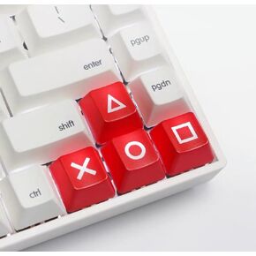 Keyboard Keycaps Arrow/Direction PSP Cherry MX Key Cap for Corsair K55 K65 K63 MX Switches Backlit/Keychron C3 Pro / K8 / K2 Version 2 / Razer Huntsman/MageGee Mechanical Gaming Keyboard (Black)