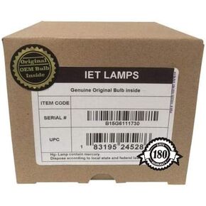 IET Genuine OEM Replacement Lamp for Epson Powerlite Home Cinema 5010, 5010e, 5020UB, 5020UBe, 5025UB Projector with One Year Warranty (Power by Osram)