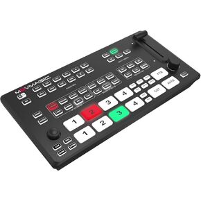 Movamgic M4E, Video Mixer Switcher 4K,Multifunctional Input/Output,Supporting DSK,Recordable and Replayable,USB and SD Card Video switcher for Live Streaming.