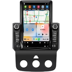 Loddery 9.7 inch Car Radio Stereo for Dodge Ram 1500 2500 3500 2013 2014 2015 2016 2017 2018, 2GB +32GB, with Wireless & Wired Carplay,Built-in GPS WiFi DSP(Only fit Manual AC)