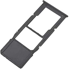 2X Single Sim Card Holder Tray Slot Replacement Compatible with Samsung Galaxy A12 A125U 6.5 inch (Black)