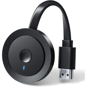 4K 1080P Wireless Display Adapter, Stream PPT, Movies from i-Phone, Tablet, i-Pad, Laptop, PC to TV, Projector, Monitor - Wireless HDMI Screen Mirroring Dongle - Supports Airplay/Mircast/DLNA