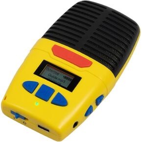 Talking Products, Micro-Speak Plus Digital Voice Recorder and MP3 Player, 1GB Yellow. Mini Dictaphone with 15 Hours Recording Time. Independent Living Aid & Education Learning Resource