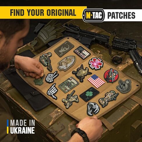 M-Tac Morale Patch التكتيكية Girl - رقعة عسكرية تكتيكية PVC مع دعامة تثبيت بخطاف - رقع للسترة وحقائب الظهر والقبعات (فتاة النمر التكتيكية) in Kuwait