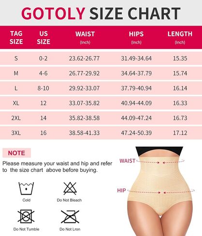 Gotoly Tummy Control Shapewear For Women High Waisted Butt Lifting Panties Seamless Body Shaper Shapewear Shorts (Black,XX-Large) in Kuwait