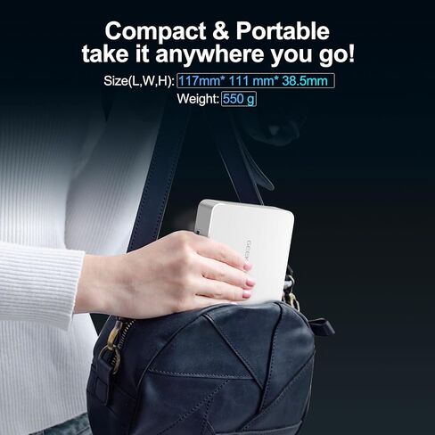 GEEKOM XT12 Pro Mini PC, 12th Gen Intel i7-12650H Mini Computers(10C/16T) 32GB DDR4/1TB PCIe 4 SSD Mini Desktop Computers with IceFlow 1.0 Cooling System, 8K/Quad Display/USB4.0/WiFi 6E/BT5.2/2.5G LAN in Saudi Arabia